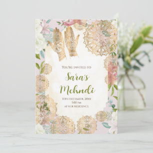 Invitation au henné et invitation Mehndi Mehndi in