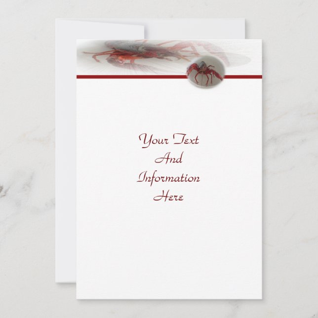 Invitation au homard (Devant)