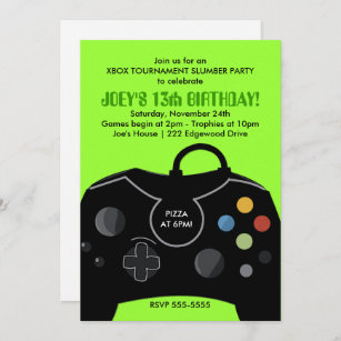 Invitations Faire Part Jeu Video Zazzle Fr