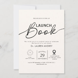 Invitation au lancement d'un livre