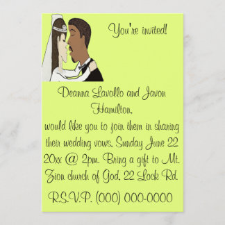 Invitation au mariage