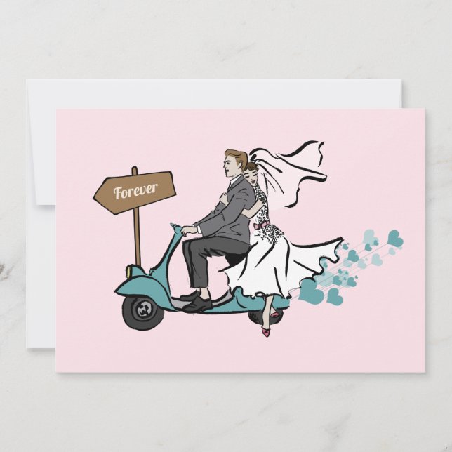 Invitation au mariage 1950 (Devant)