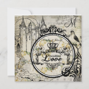 Invitation au mariage d'amour inconditionnel pour 