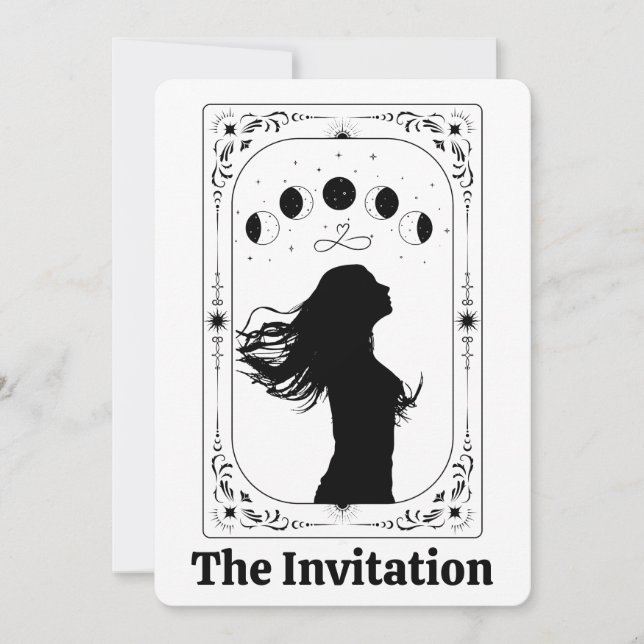 Invitation au mariage de la future mariée Tarot So (Devant)