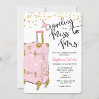 Invitation au mariage de Miss à Mrs. : Shower de m