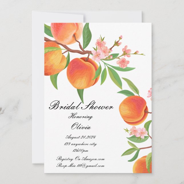 INVITATION AU MARIAGE DE PECHE (Devant)
