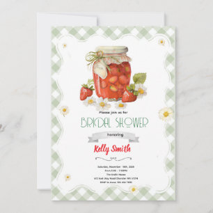 Invitation au mariage de Strawberry Jam