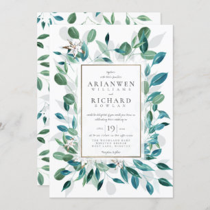 Invitation au mariage du jardin rustique Jasmin
