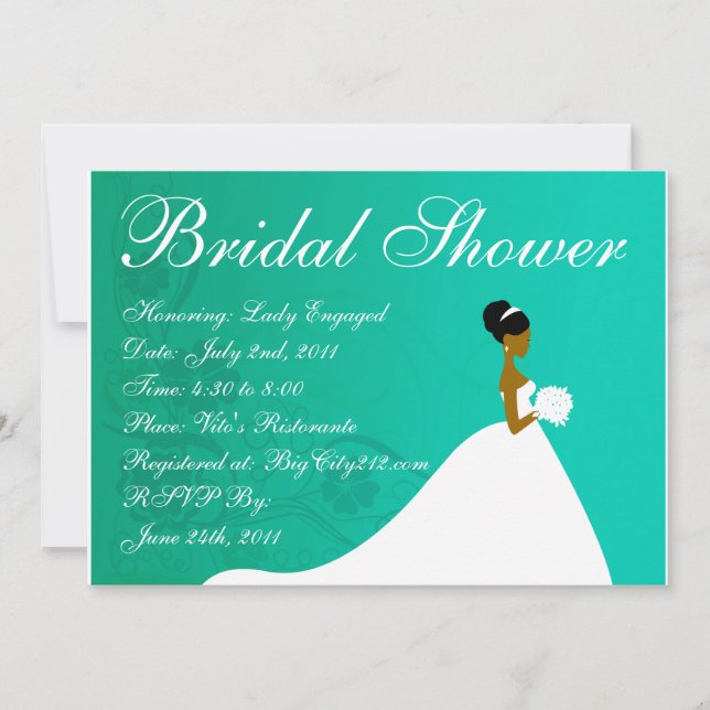 Invitation au mariage personnalisable (Devant)