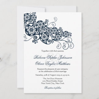 Invitation au mariage Vintage et élégant de Paisle