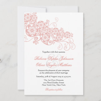 Invitation au mariage Vintage et élégant de Paisle