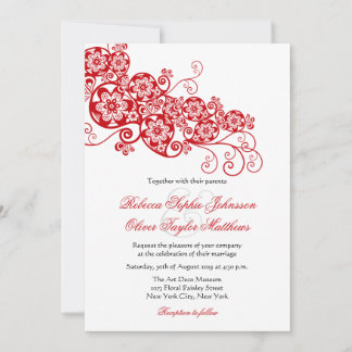Invitation au mariage Vintage et élégant de Paisle
