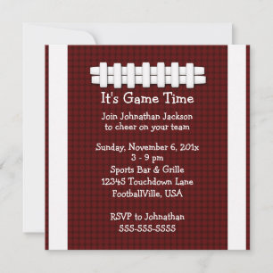 Invitation au match de football