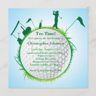 Invitation au Mens Golfing 50e anniversaire
