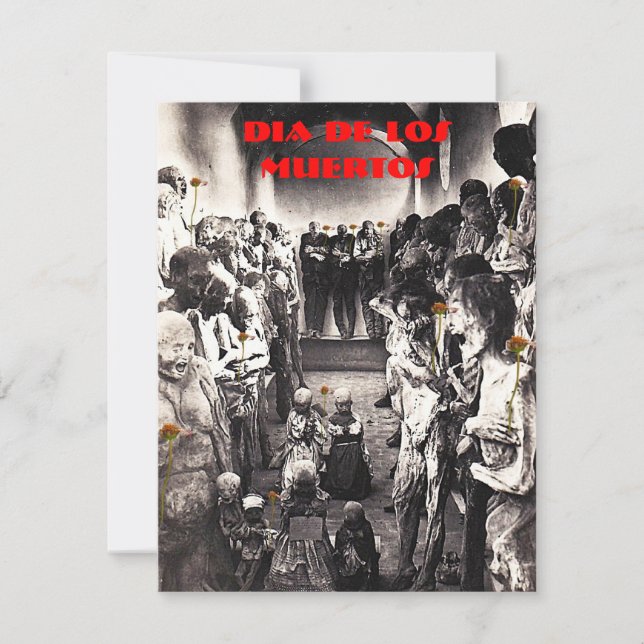 INVITATION AU MUSÉE DIA DE LOS MUERTOS MACABRE MUM (Devant)