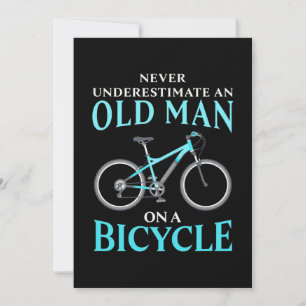 Invitation Au Old Man On A Bicycle