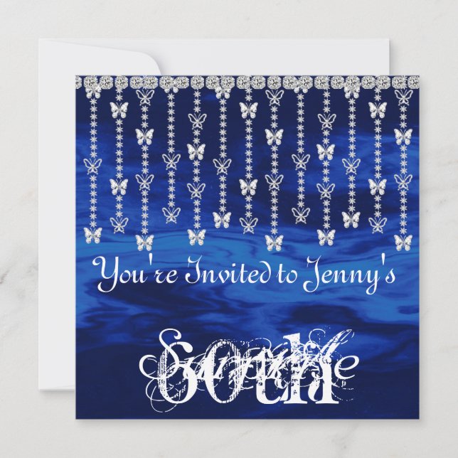 Invitation au papillon CHIC 60e anniversaire surpr (Devant)