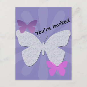 Invitation au papillon pourpre