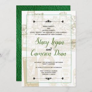 Invitation au passeport d'Irlande verte