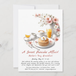 Invitation au petit-déjeuner de la fête des Mères