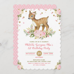 Invitation au premier anniversaire du Cerf Floral