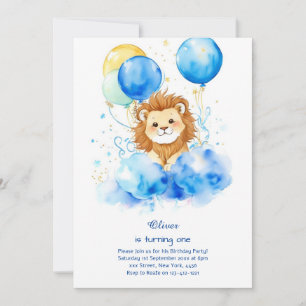 Invitation au premier anniversaire du lion