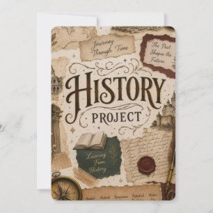 Invitation au Projet d'histoire personnalisé Vin