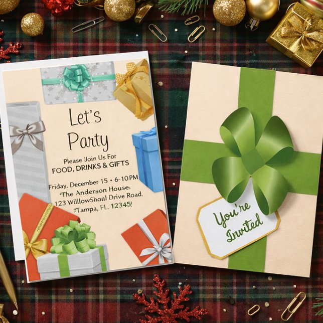 Invitation au rassemblement Cadeaux & Bonheurs (Créateur téléchargé)