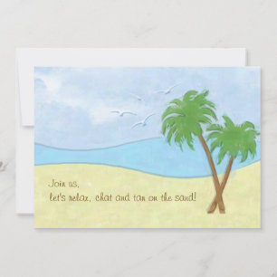 Invitation au rassemblement de plage