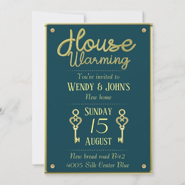 Invitation au réchauffement de la maison (Devant)
