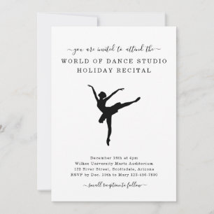 Invitation au Récital de Ballet du Studio de Danse