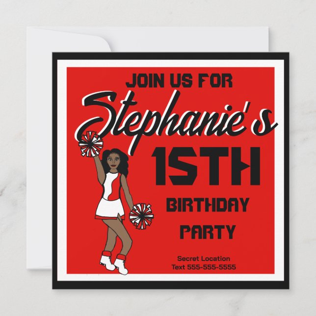 Invitation au Red Cheer #1 (Devant)