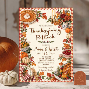 Invitation au repas-partage de Thanksgiving