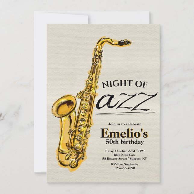 Invitation au saxophone jazz (Devant)
