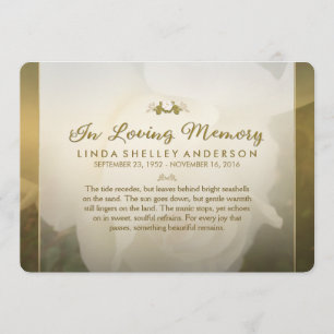 Invitation au service commémoratif des Roses d'or