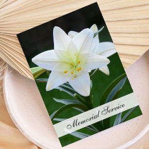 Invitation au service commémoratif — Lily