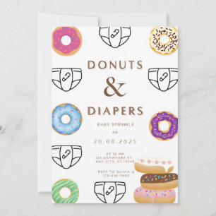 Invitation au spectacle bébé Donuts & Diapers
