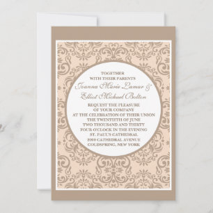 Invitation au style Damask