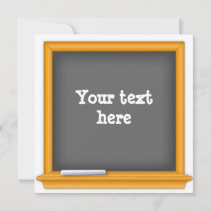 Invitation au tableau de bord de la fête de retour