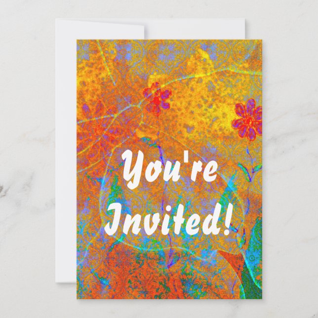 Invitation au tapis magique (Devant)