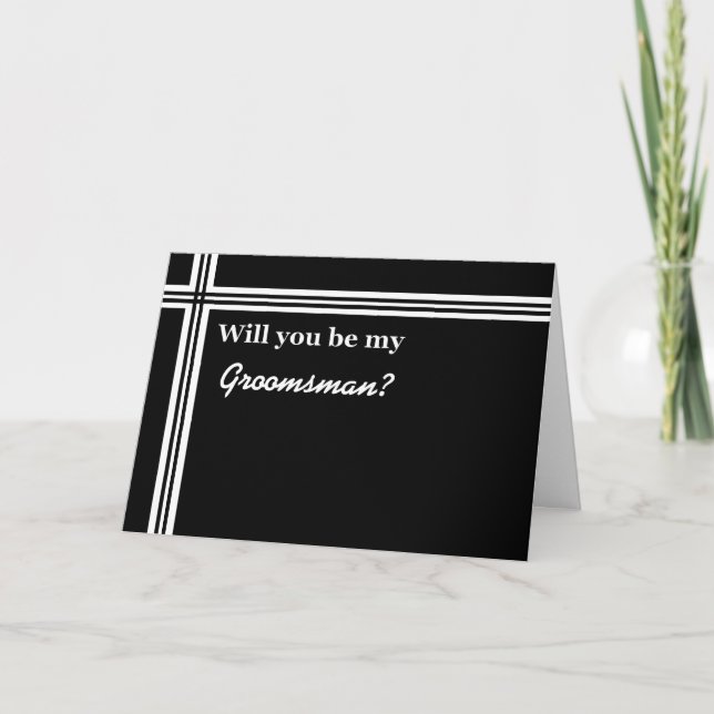 Invitation au témoin de mariage - Humoristique - P (Devant)