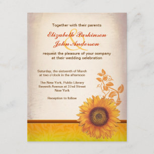 invitation au tournesol