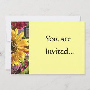 Invitation au tournesol d'or