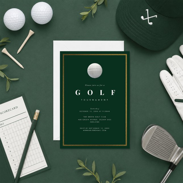 Invitation au Tournoi de Golf (Créateur téléchargé)