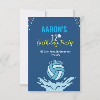 Invitation au water polo