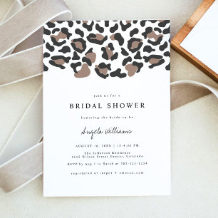 Invitation AUBREE Leopard Print Safari Bridal Shower