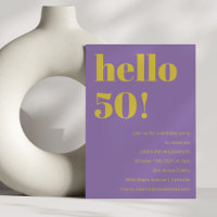 Audacieuse Typographie violet jaune moderne Annive