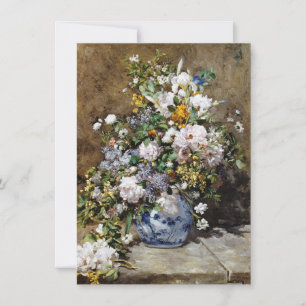 Invitation Auguste Renoir - Bouquet de printemps