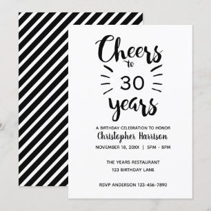Invitation Aujourd'hui, 30 ans d'anniversaire