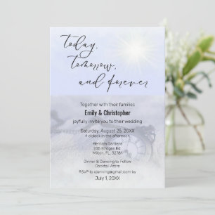 Invitation Aujourd'Hui, Demain, Et Un Mariage Éternel Inviten